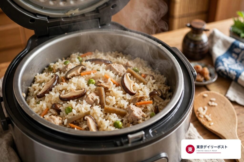 炊き込みご飯レシピの写真